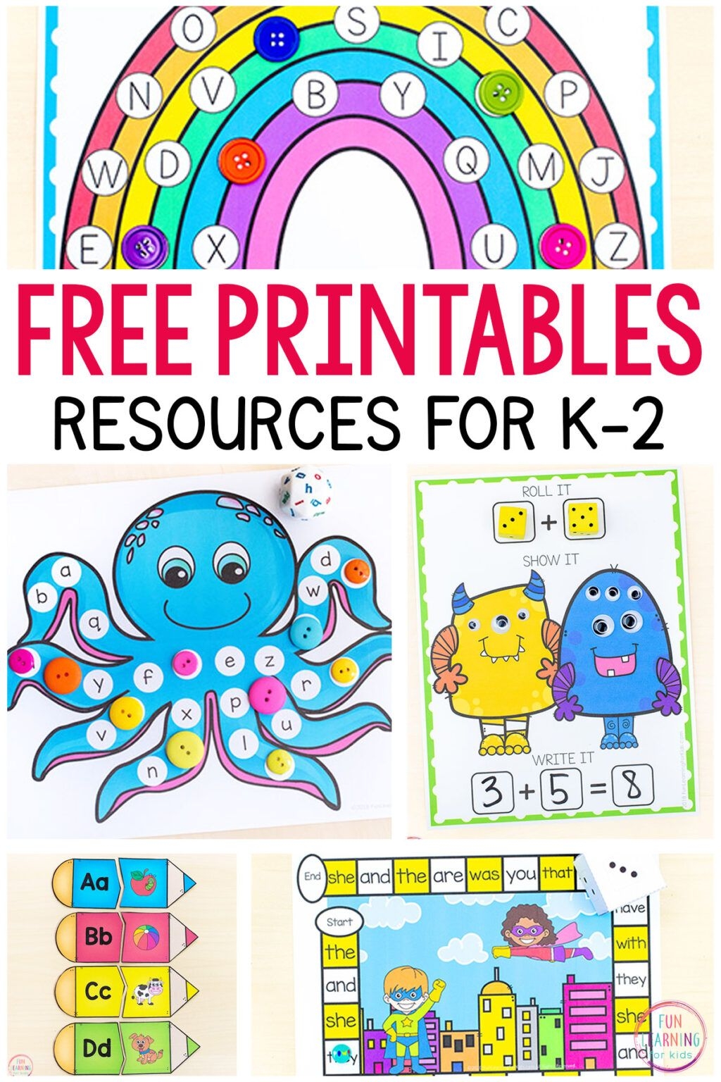 400 Free Printables And Activities For Kids Preschool Activities 