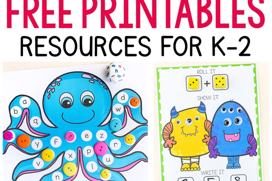 Printable Activities For Toddlers