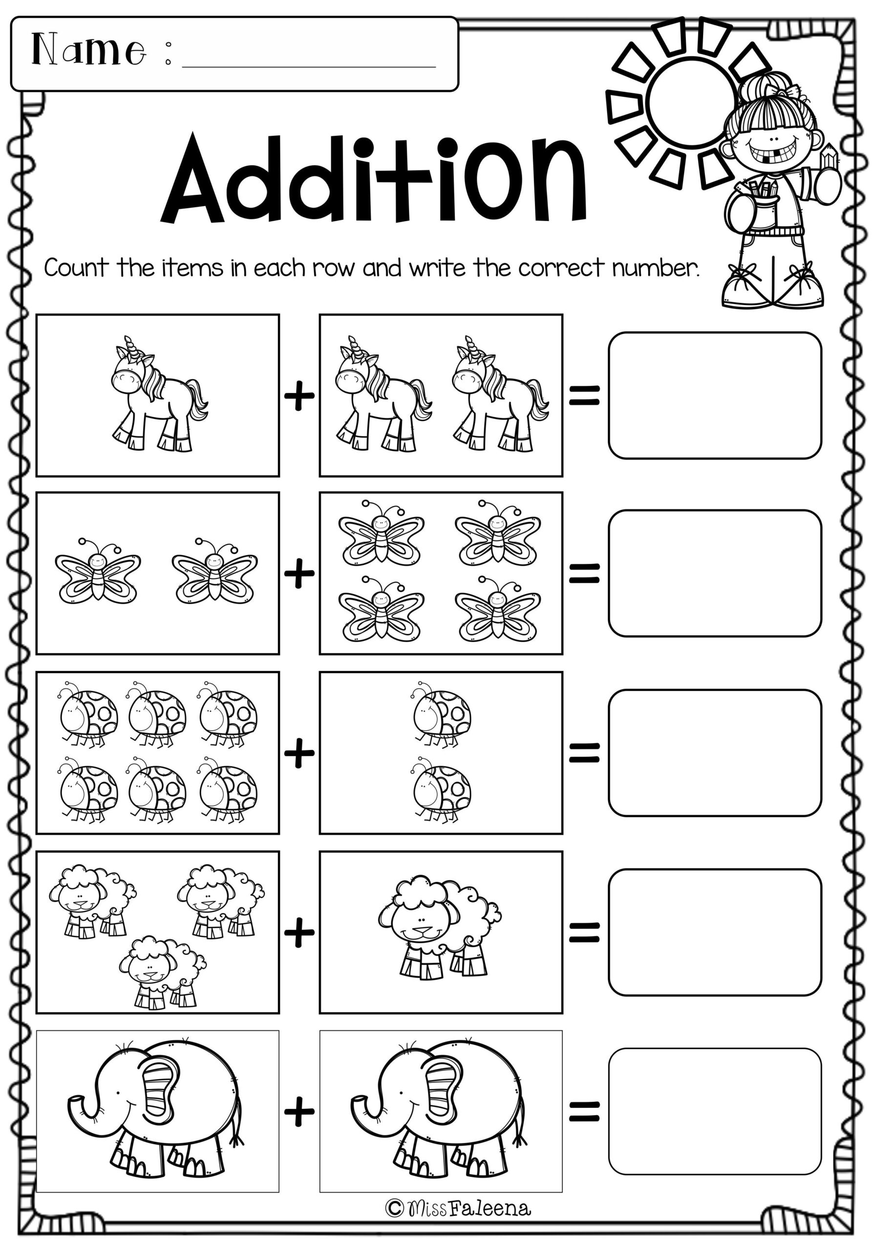 Work For Kindergarteners