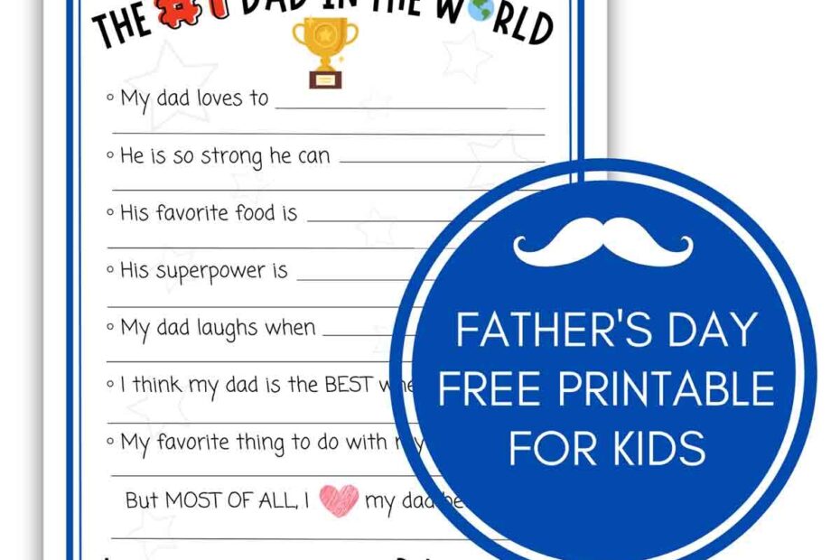 1 BEST Dad Father s Day FREE Printable MindyMakes