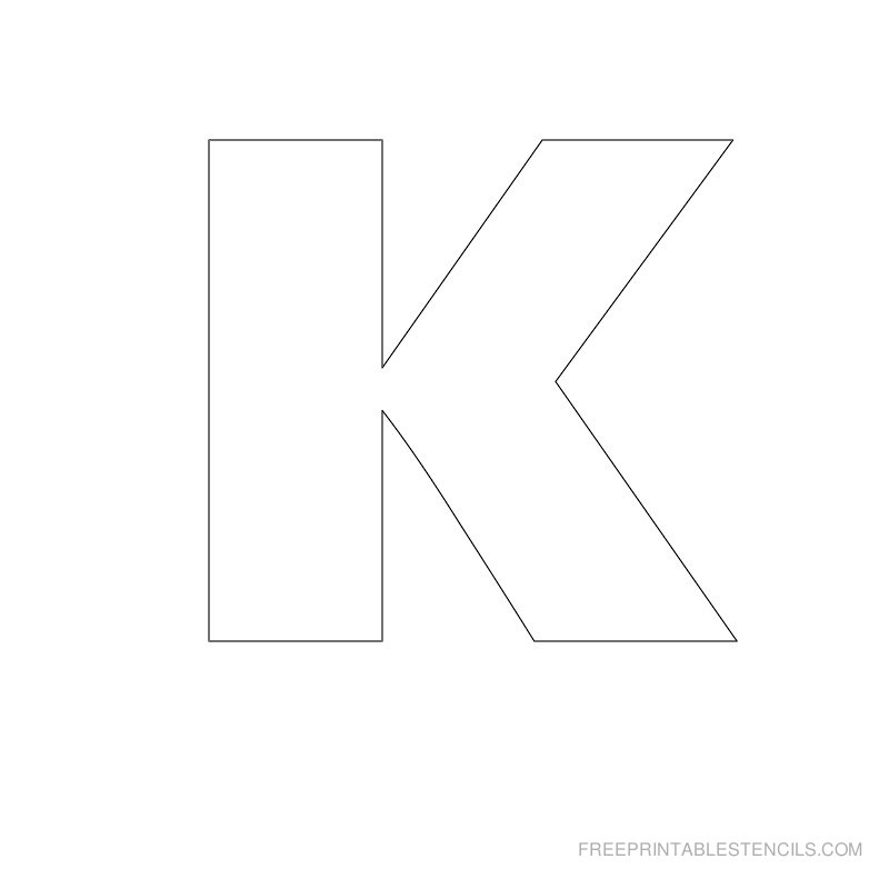 big printable letters of the alphabet