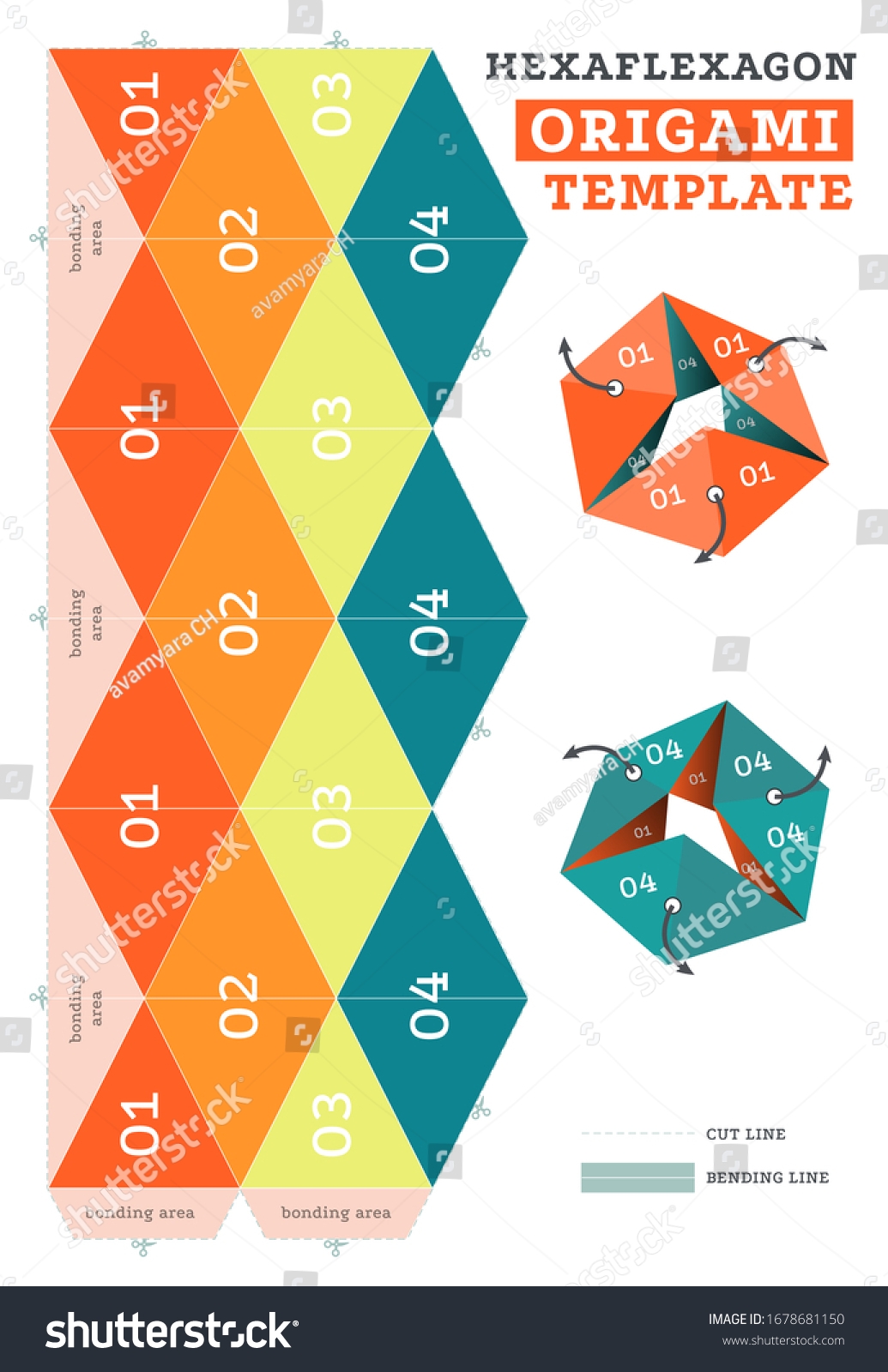 1 Hexaflexagon Royalty Free Images Stock Photos U0026 Pictures Shutterstock