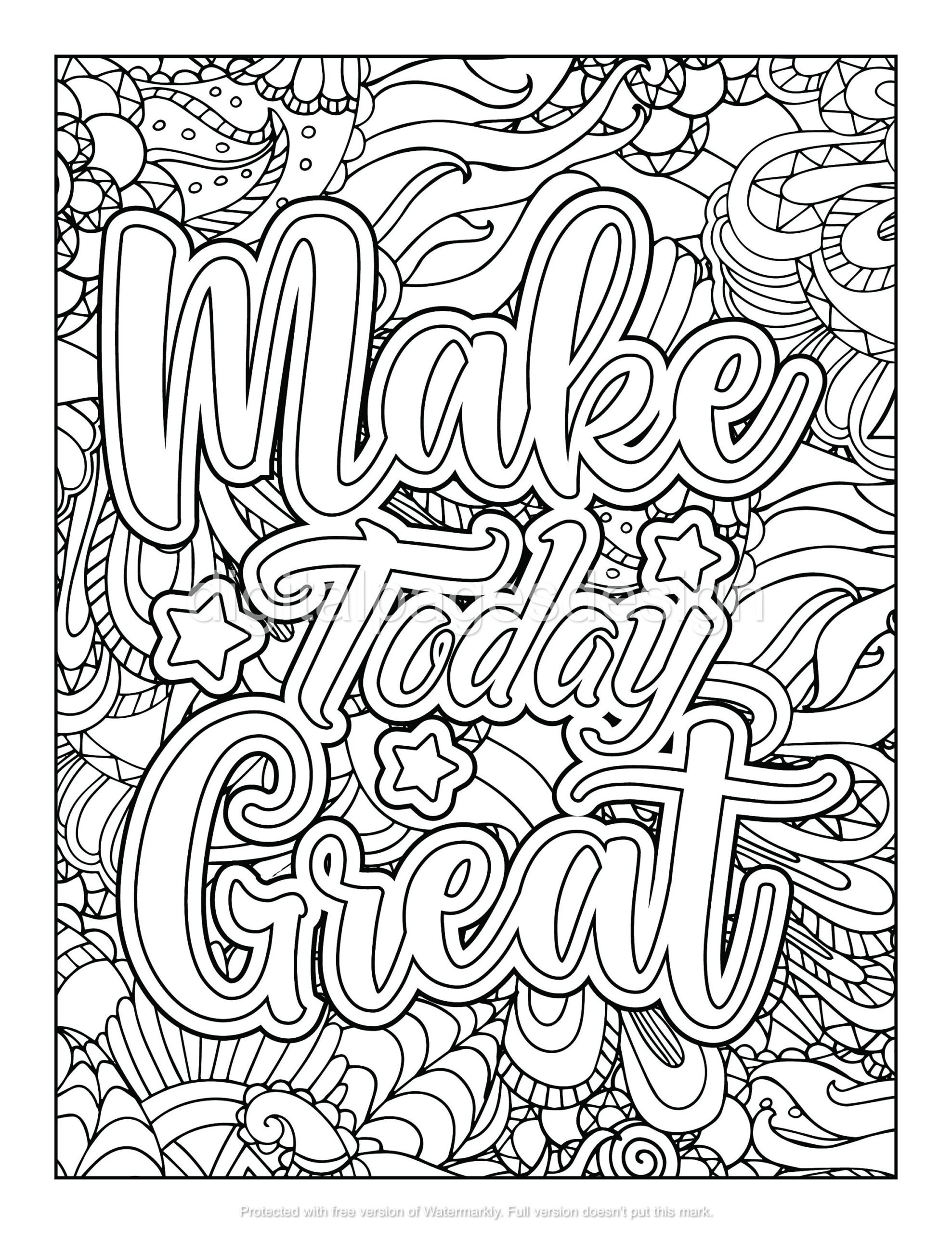10 Adult Coloring Pages STRESS RELIEF Etsy