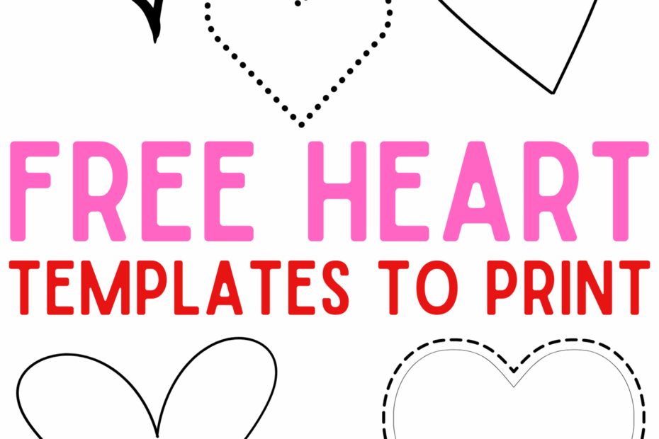 10 Free Printable Heart Templates Crafty Morning