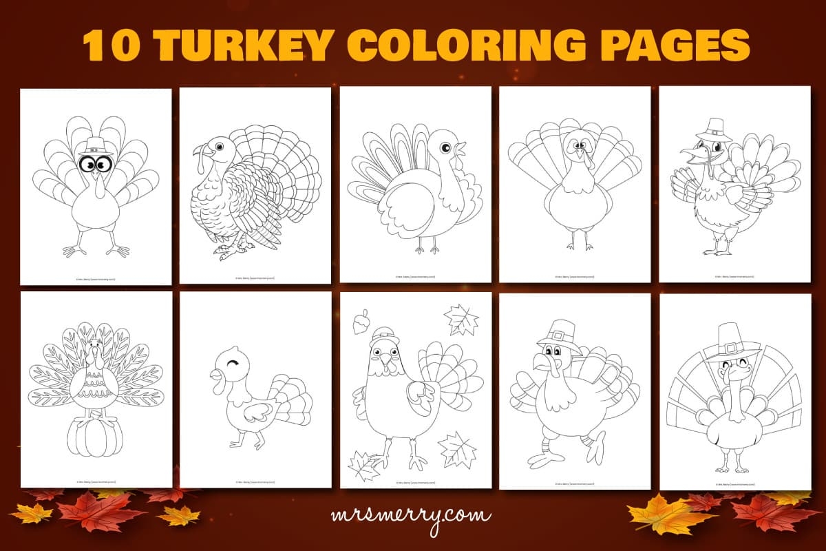 coloring pages thanksgiving printable