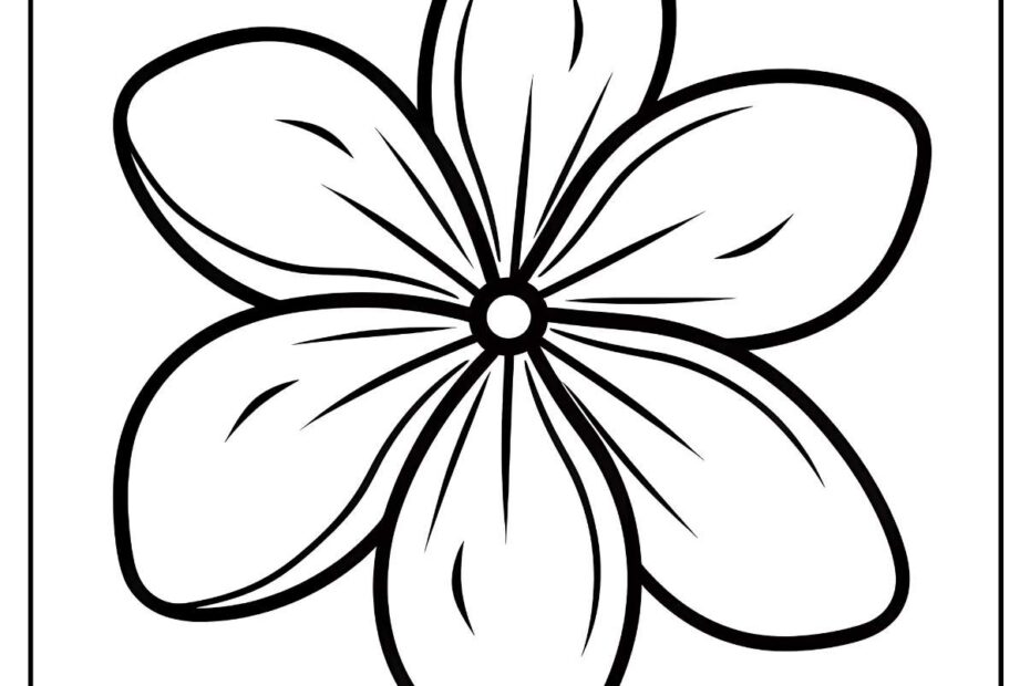 10 Hawaiian Tropical Flower Coloring Pages Free PDF Printables