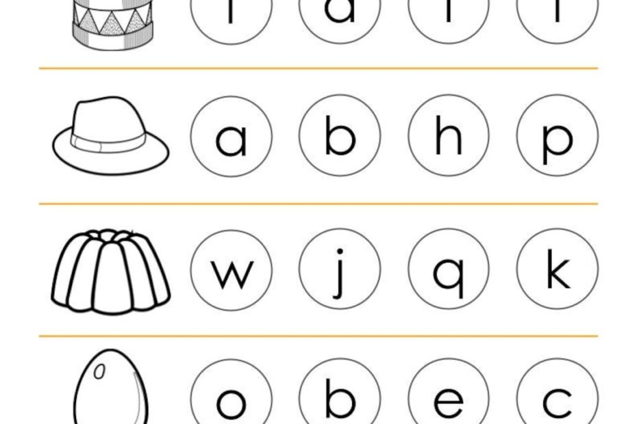 10 Printable Beginning Letters Worksheets For Kindergarten Preschool Homeschool Educational Printables Etsy