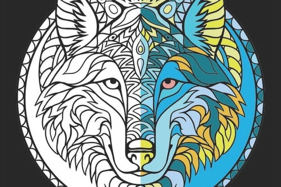 100 Animals Adult Coloring Book Stress Relieving Designs To Color Relax And Unwind Coloring Books For Adults Paperback