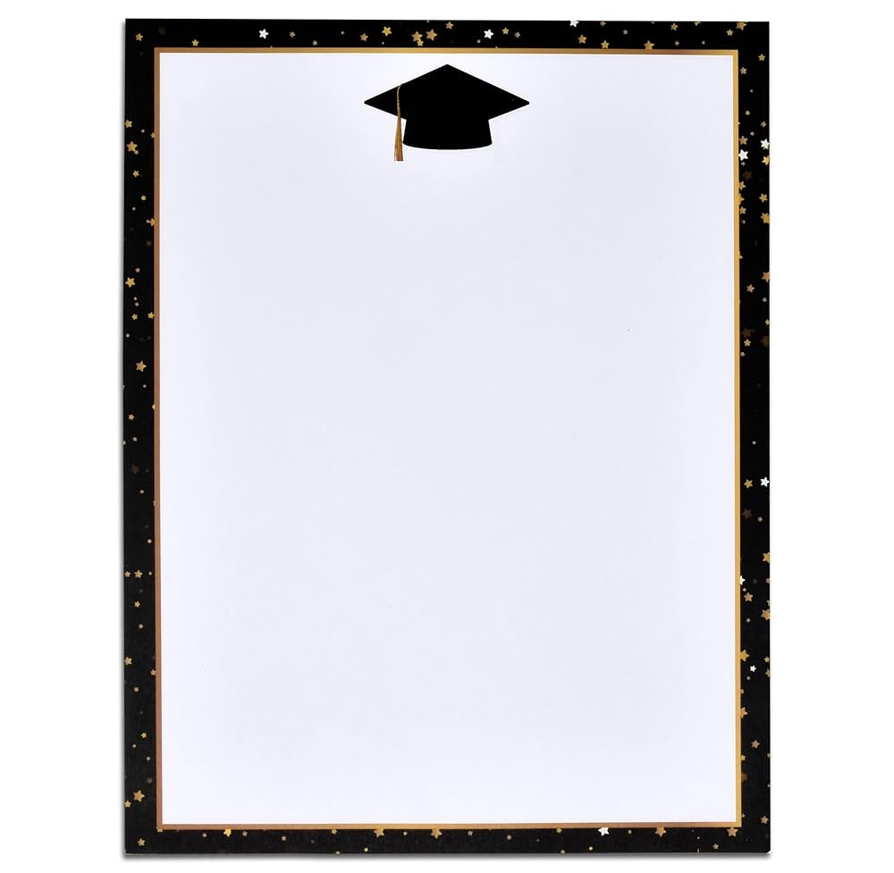 100 Graduation Stationary Paper 8 5