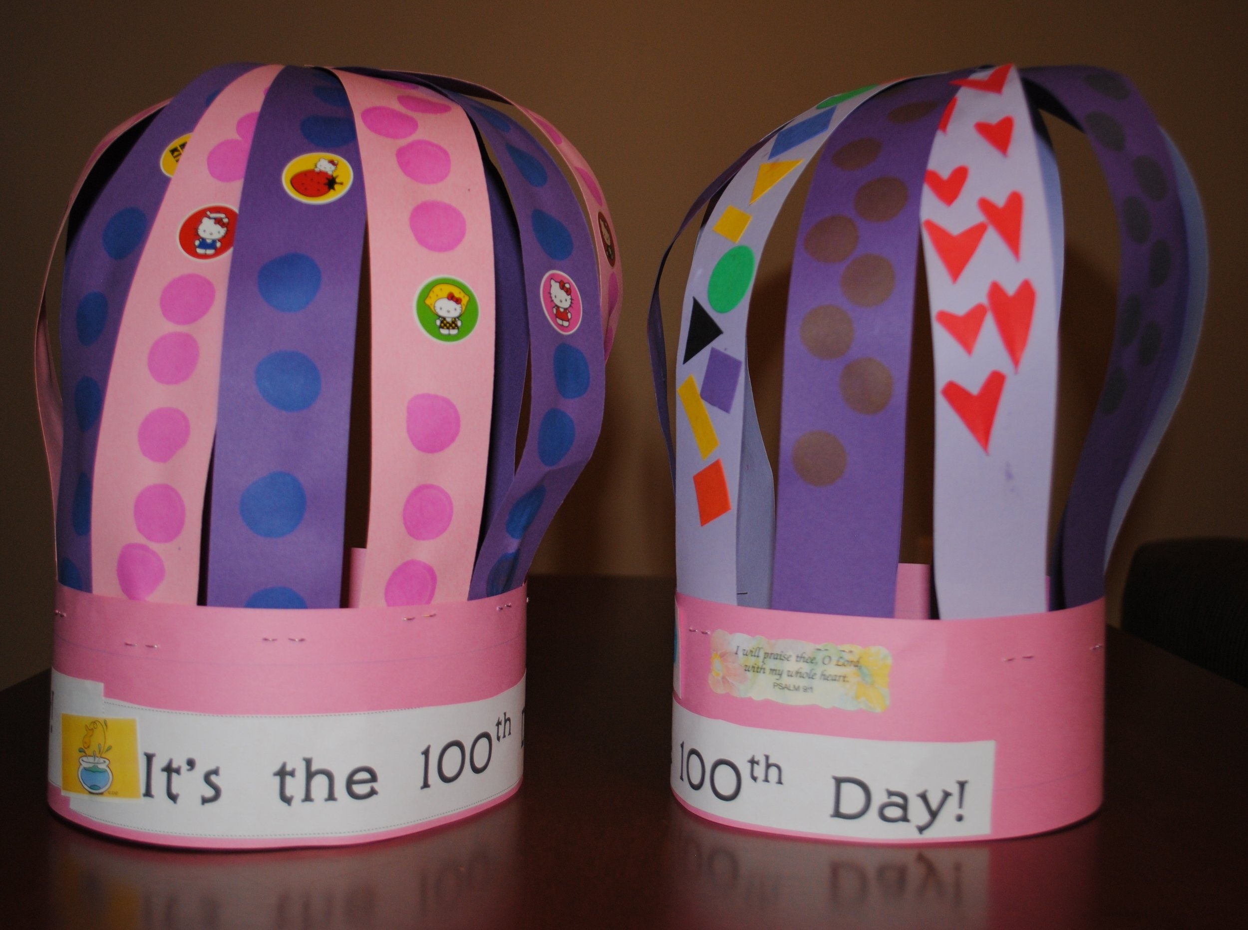 template free printable 100 days crown template