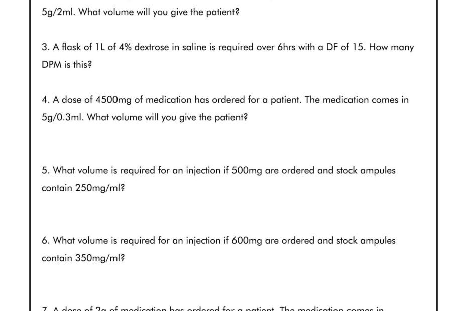 11 Med Math Worksheets Worksheets Library