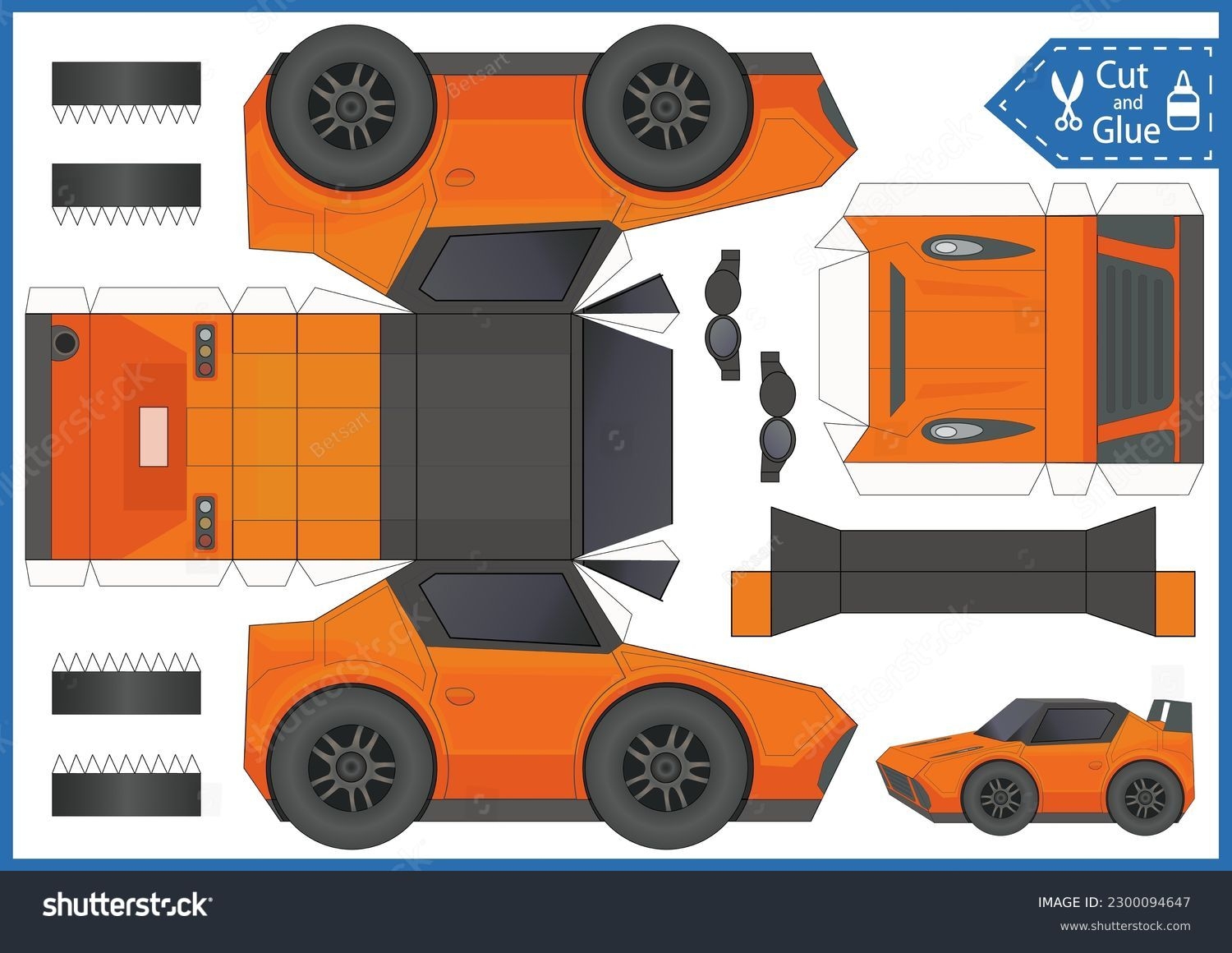 14 Thousand Car Paper Template Royalty Free Images Stock Photos U0026 Pictures Shutterstock