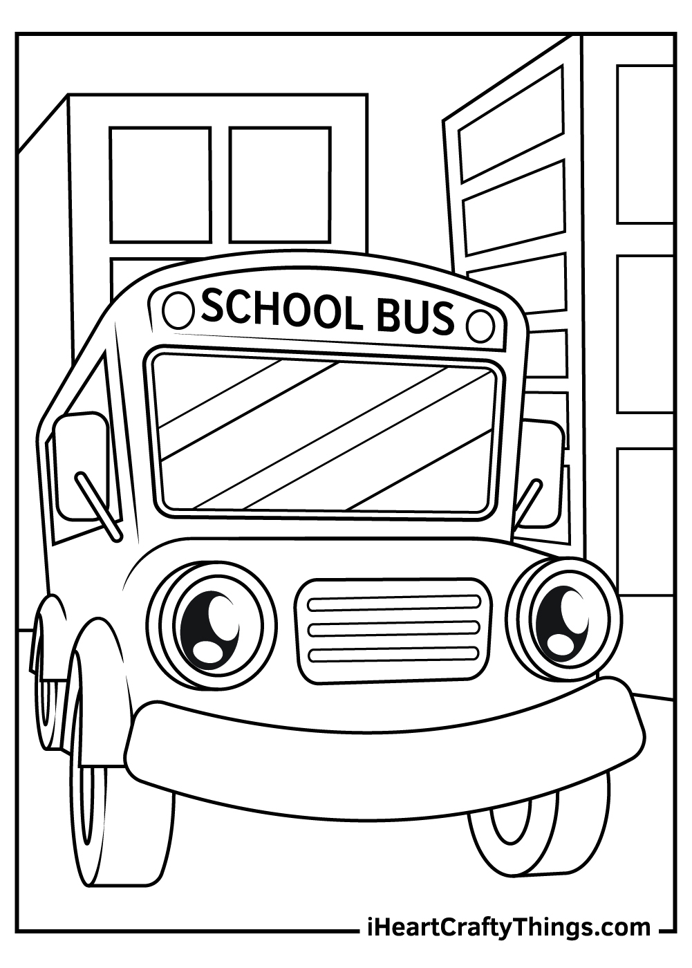 15 School Bus Coloring Pages 100 Free Printables 