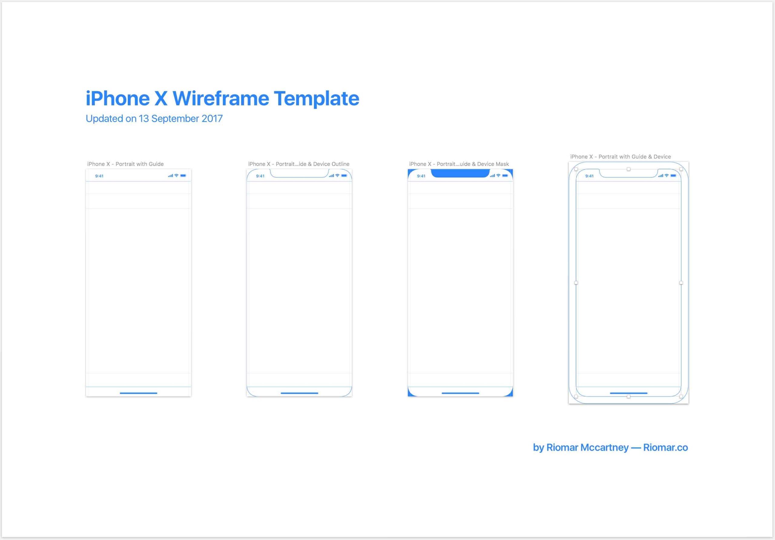 16 Excellent Free to Use IPhone Wireframe Templates