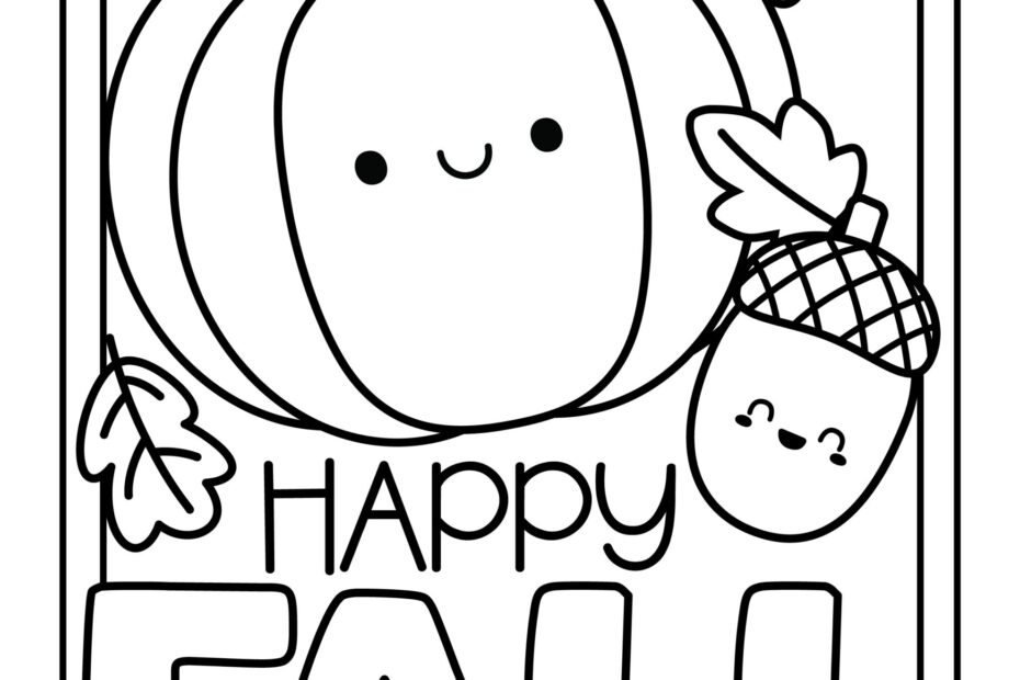 16 Fall Coloring Pages Free Printable PDF Downloads Cute Coloring Pages For Kids