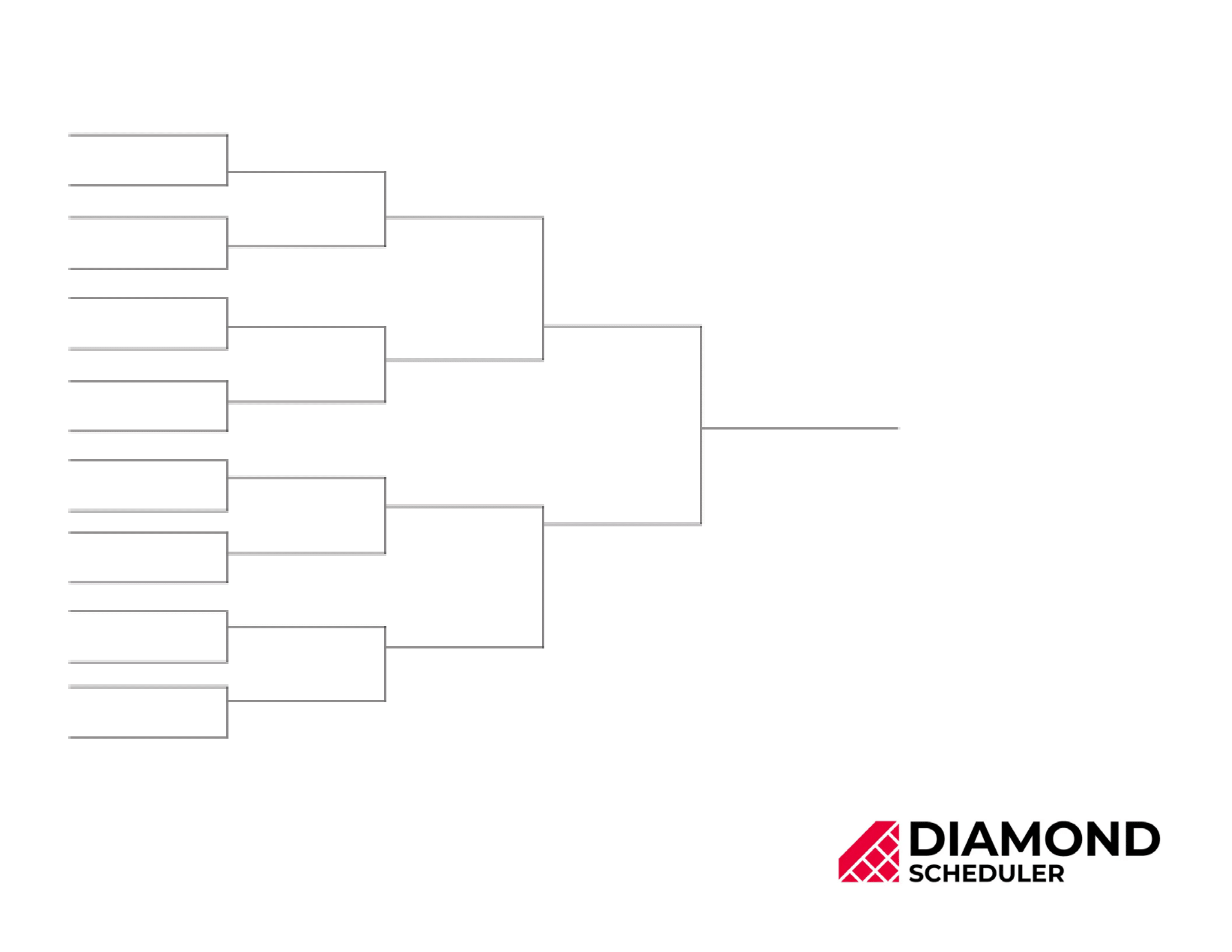 blank bracket printable