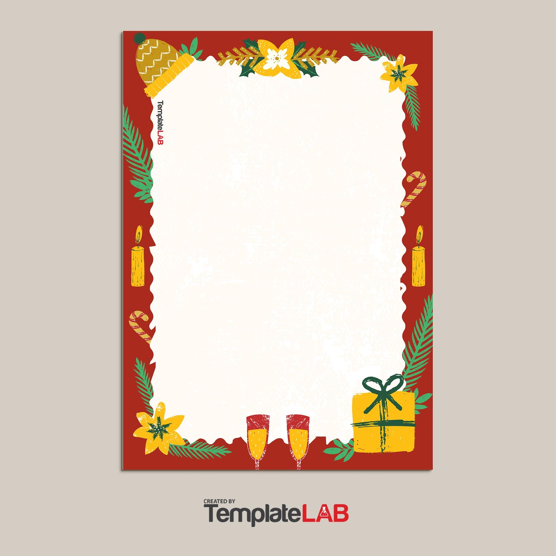 christmas paper borders free printable