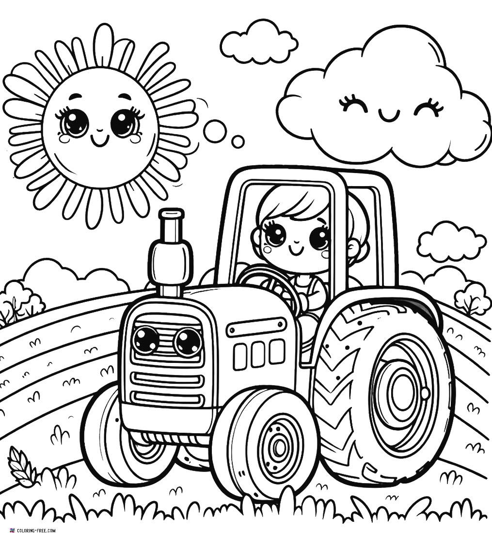 18 Tractor Coloring Pages Free Unique Printables 