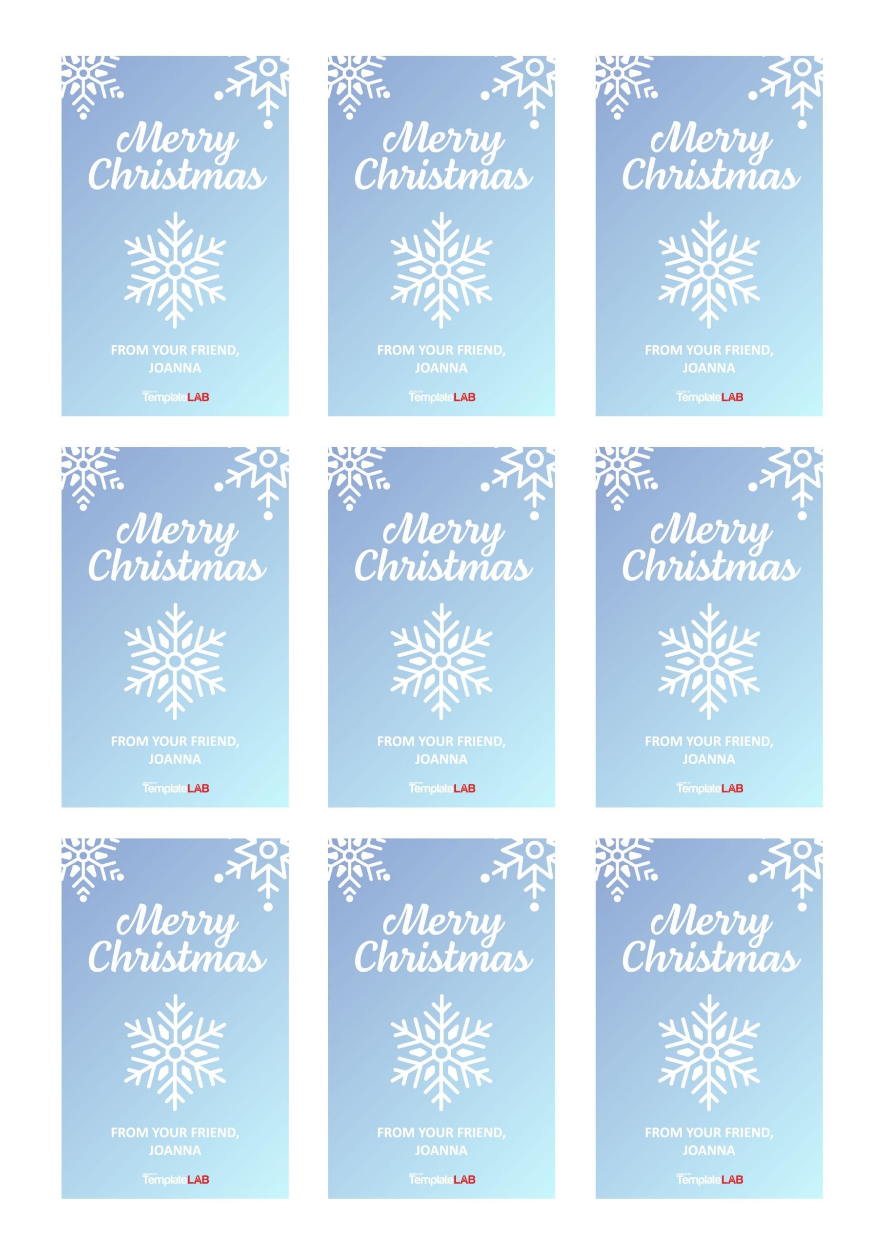 christmas gift tag templates free printable