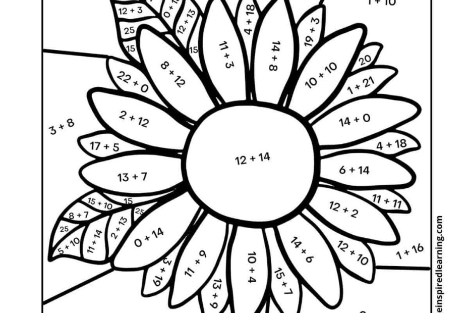 2 Digit Addition Coloring Worksheets Worksheet School Facebook Worksheets Library