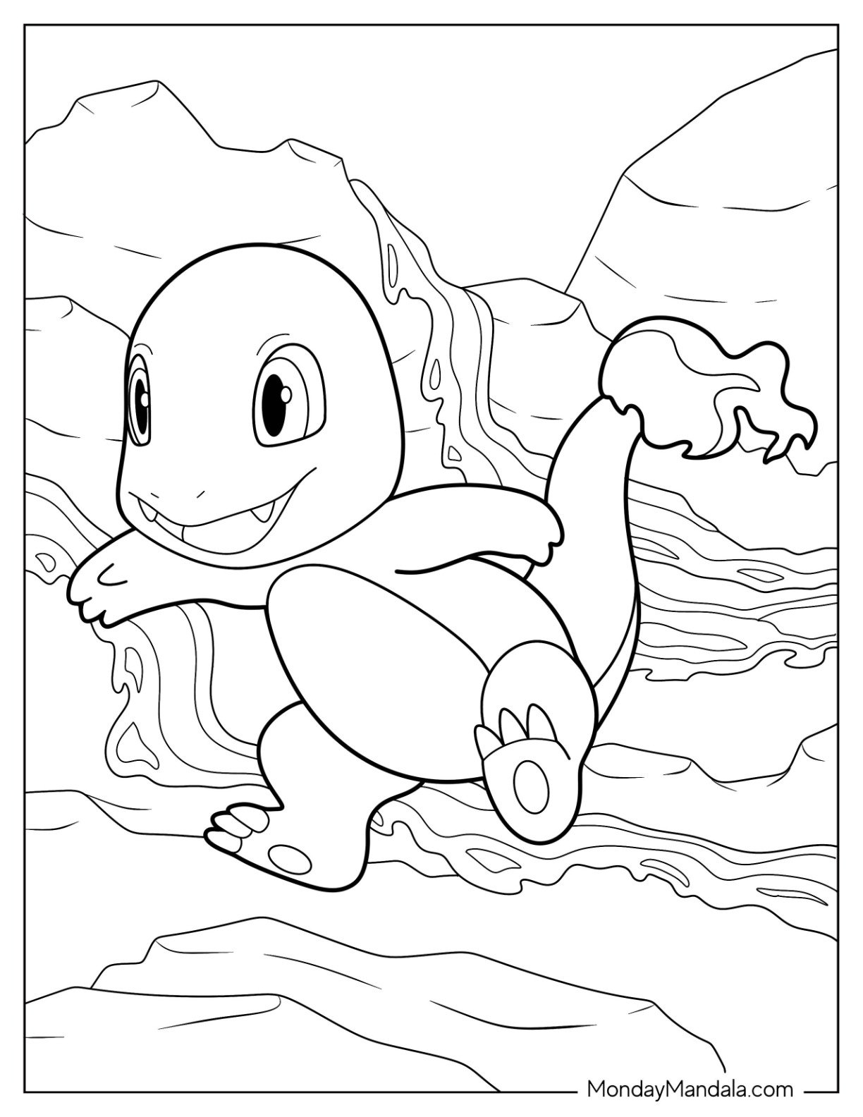 charmander pictures to color