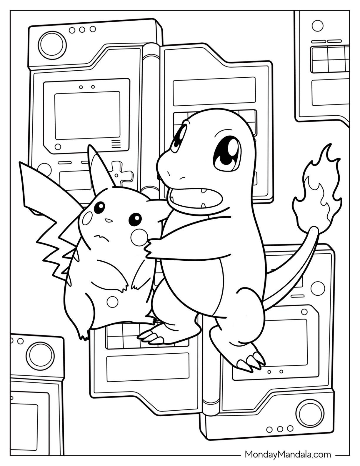 20 Charmander Coloring Pages Free PDF Printables 