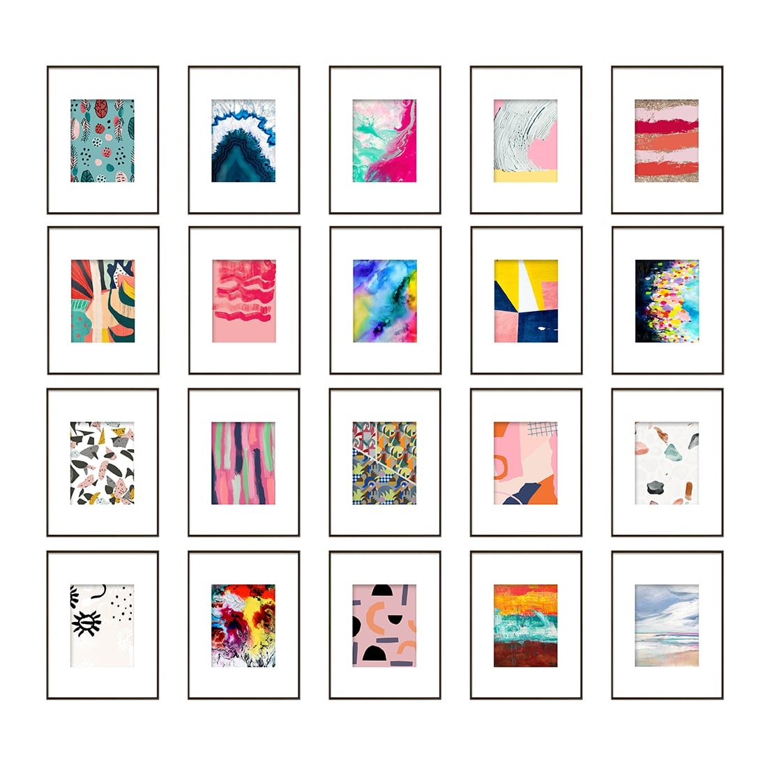 20 Free Abstract Art Printables For Your Gallery Walls Little 