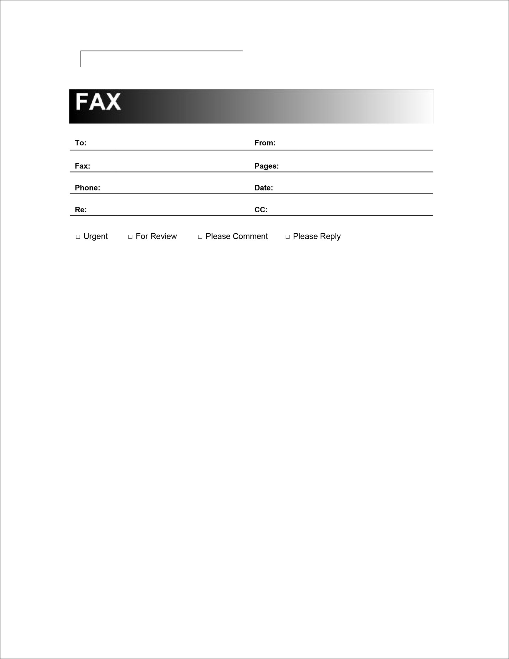 free printable fax cover sheet without downloading