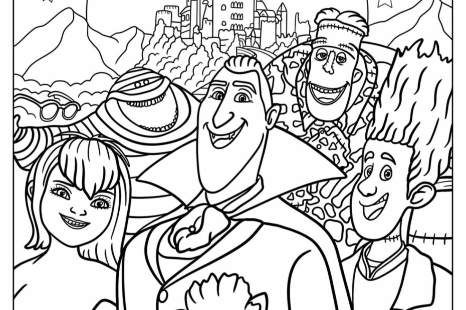 20 Hotel Transylvania Coloring Pages Free PDF Printables