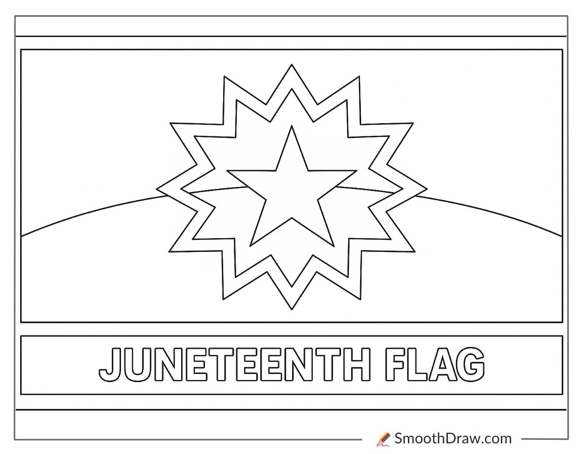 20 Juneteenth Coloring Pages Smooth Draw