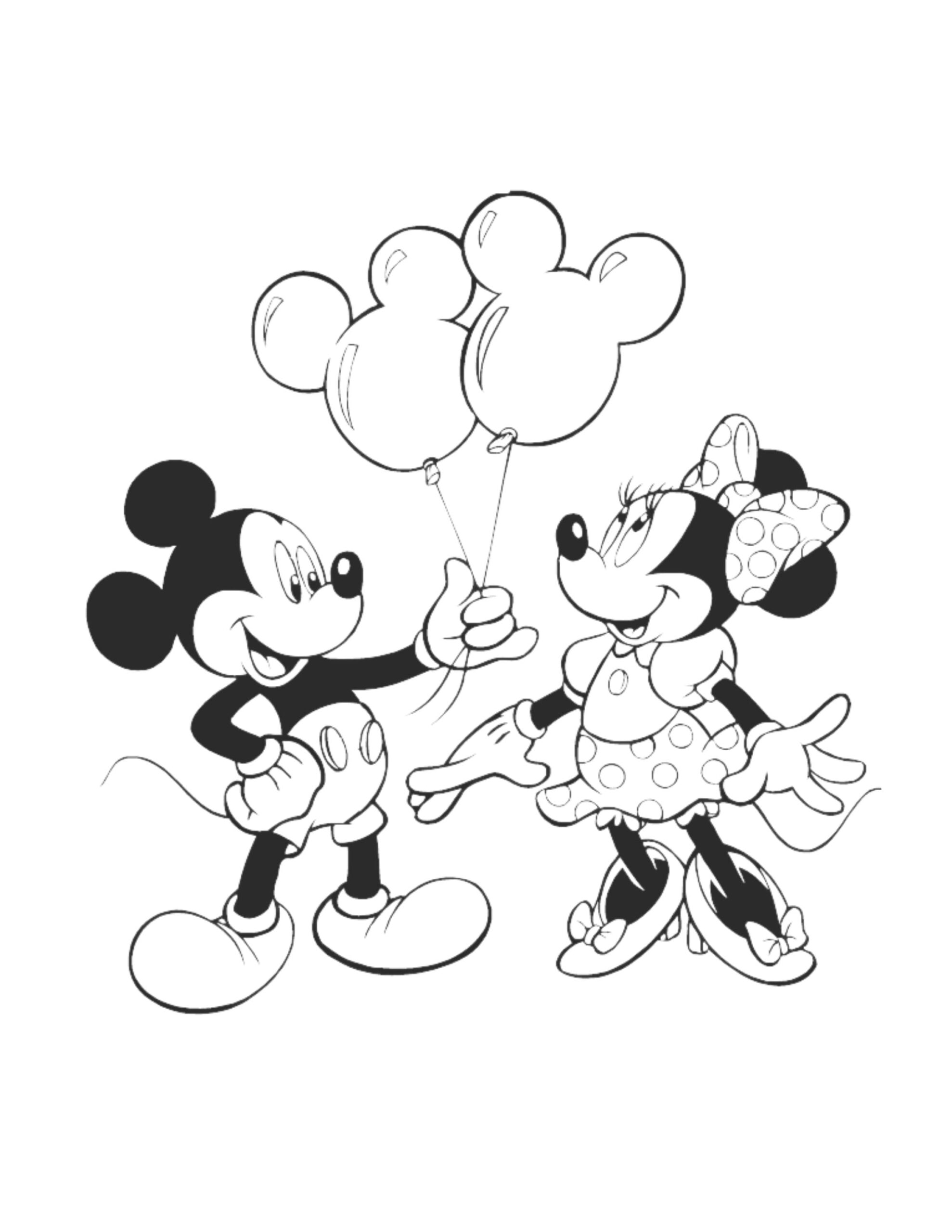20 Pages Of Mickey Mouse Coloring Book Printable PDF Coloring 