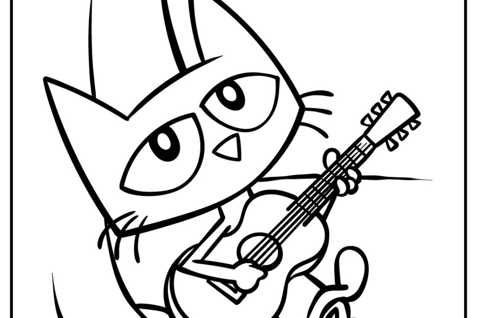 20 Pete The Cat Coloring Pages 100 Free Printables