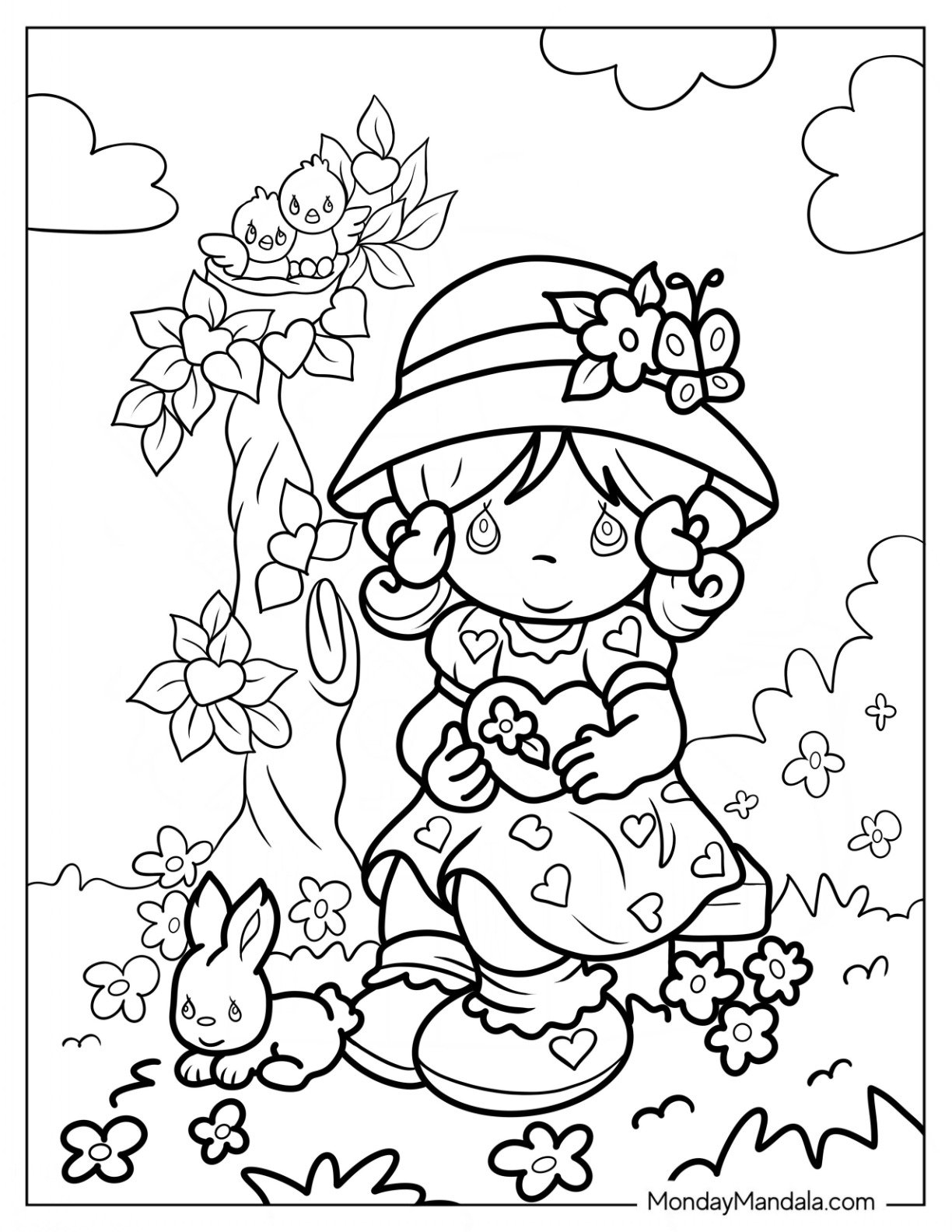 coloring pictures precious moments