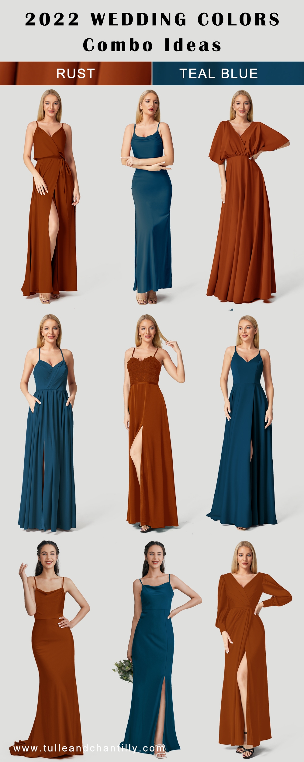 2023 Wedding Trend With Sustainable Satin Bridesmaid Dresses Tulle U0026 Chantilly Wedding Blog