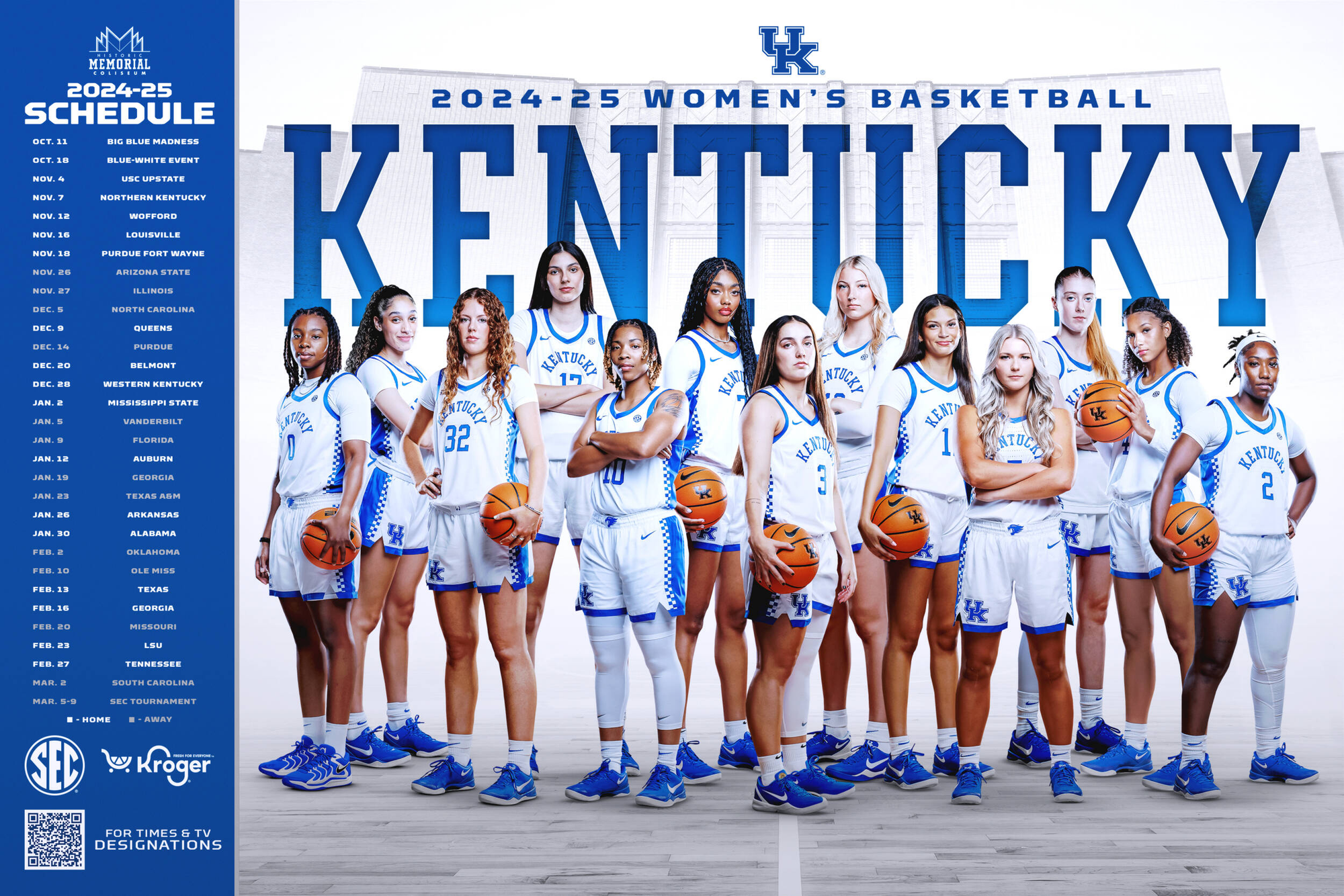 2024 25 Kentucky Men s And Women s Basketball Posters Unveiled 