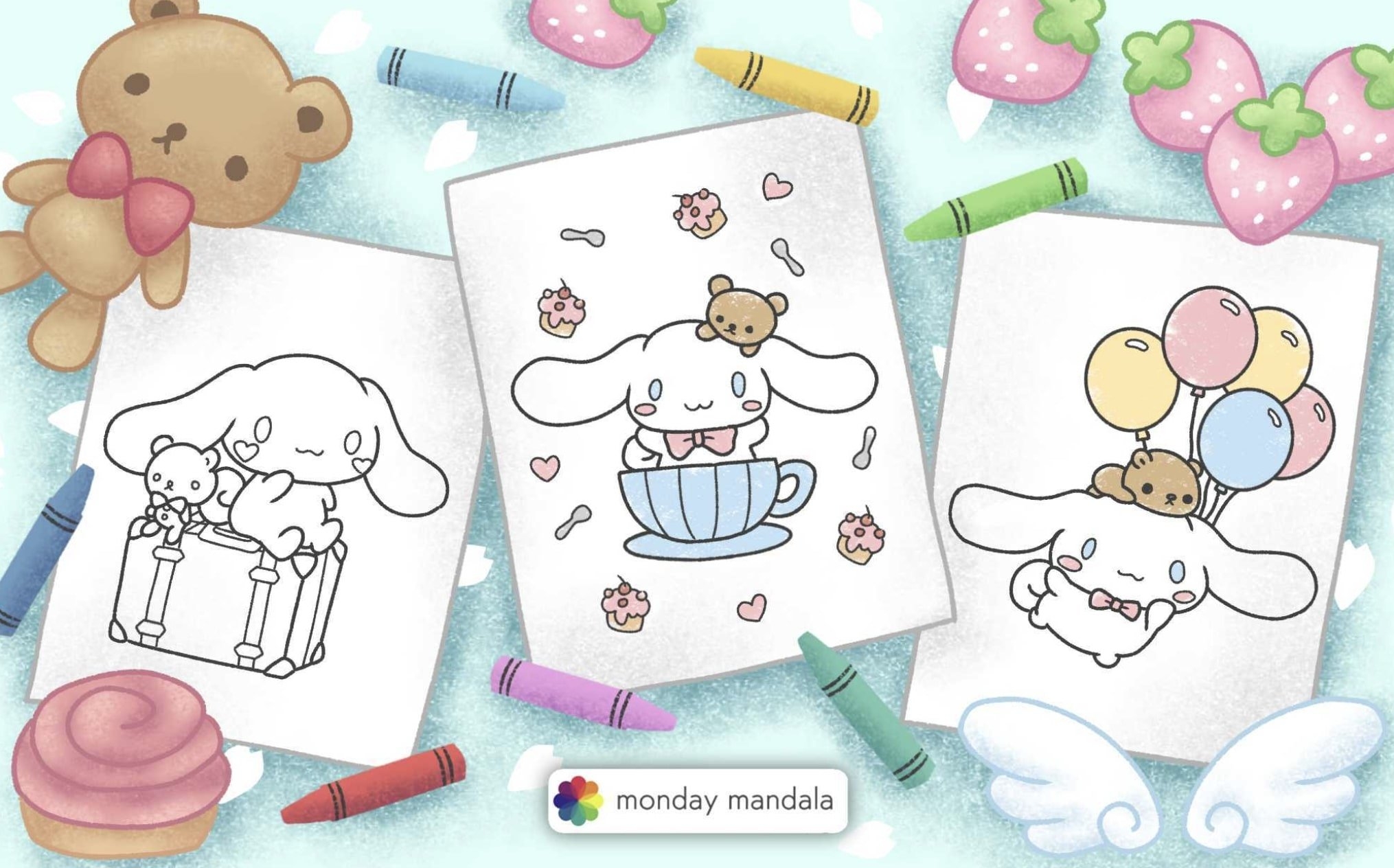cinnamoroll printable sanrio paper crafts