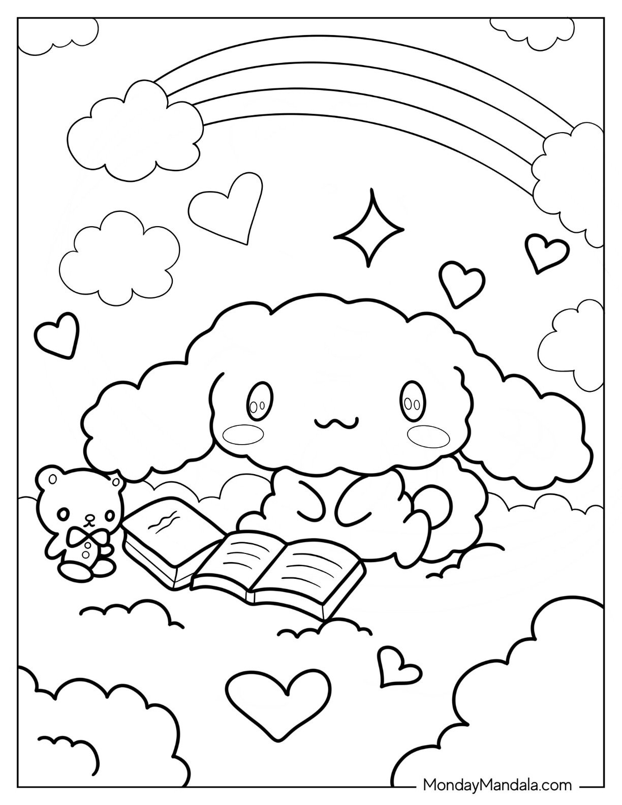22 Cinnamoroll Coloring Pages Free PDF Printables 