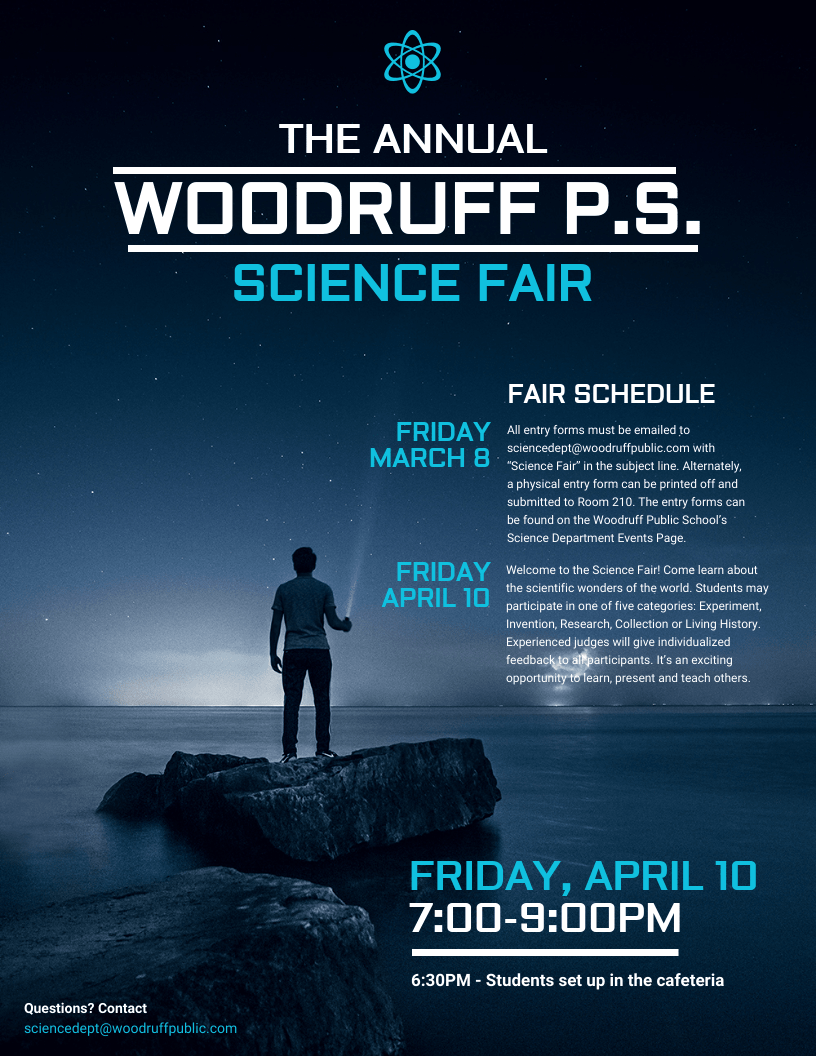 poster for event template