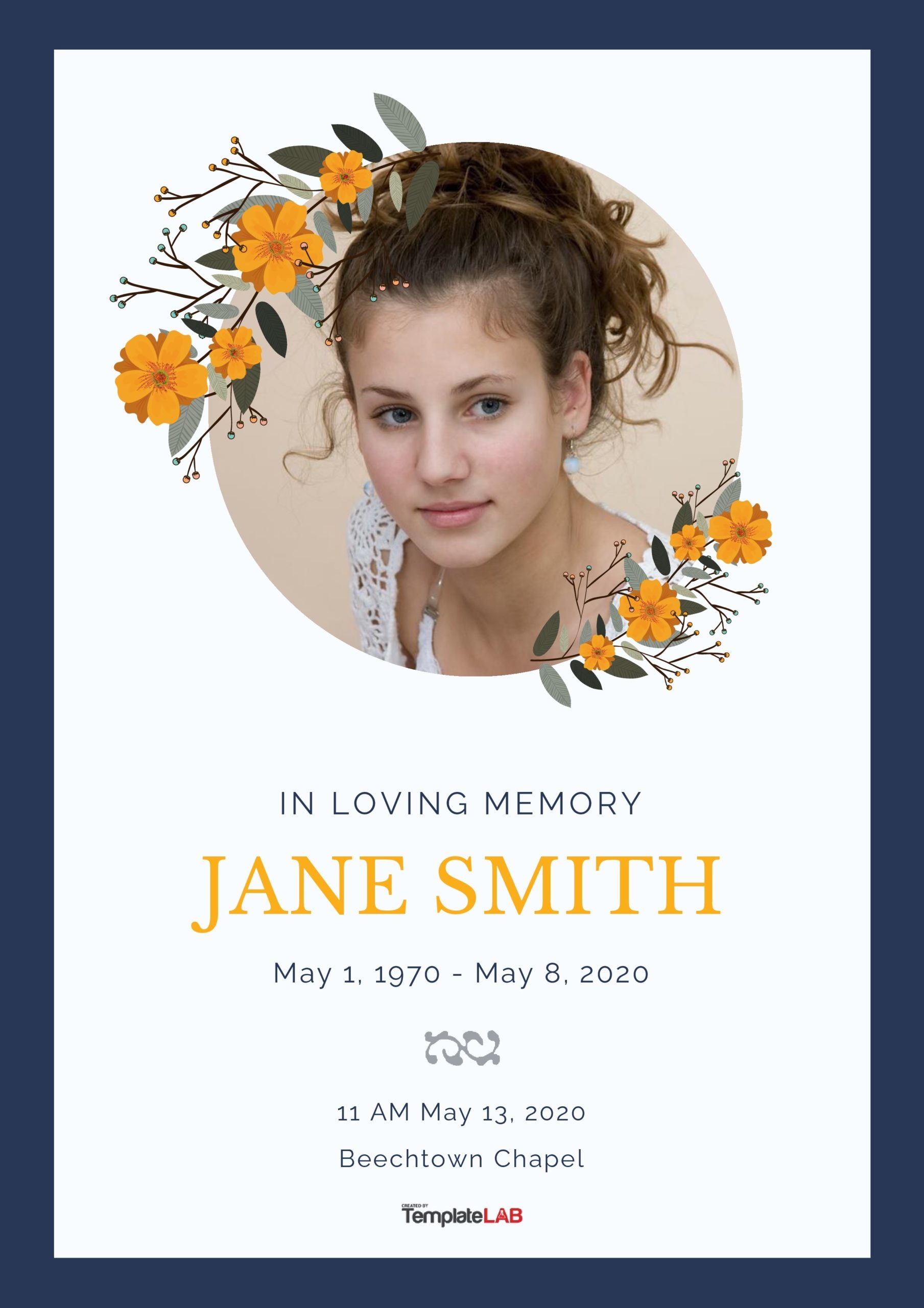 22 Free Funeral Program Templates Word PhotoShop PowerPoint 