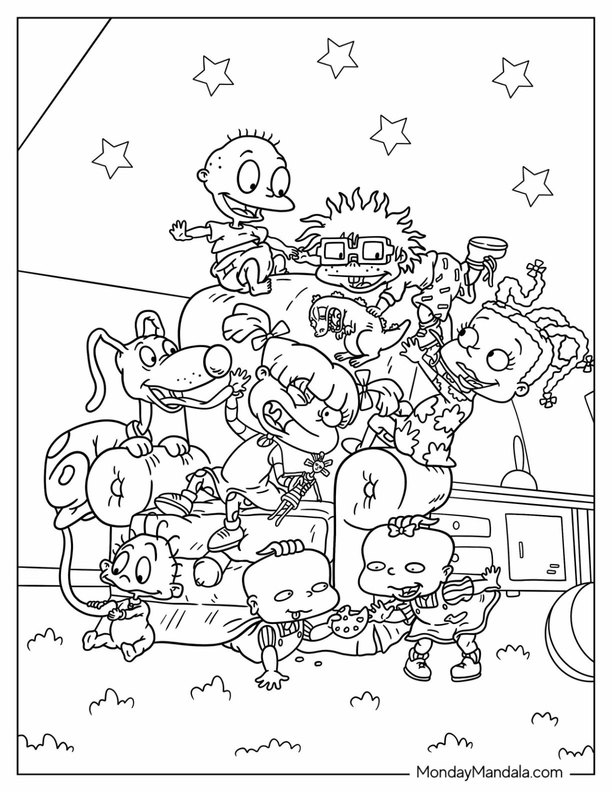 22 Rugrats Coloring Pages Free PDF Printables 