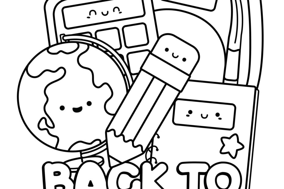 25 Back To School Coloring Pages Free Printables Cute Coloring Pages For Kids