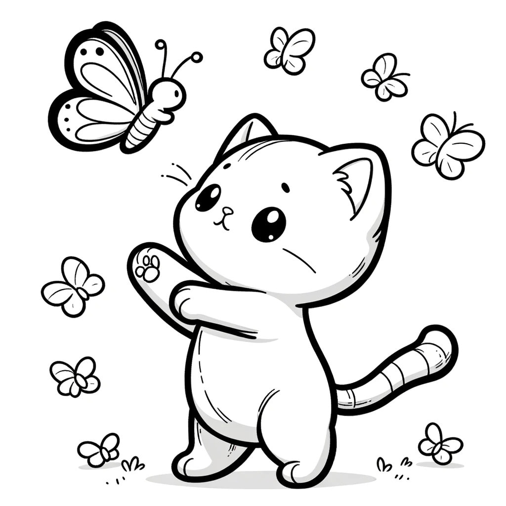 25 Cute Kitten Coloring Pages Cute Cat Coloring Pages Cat 