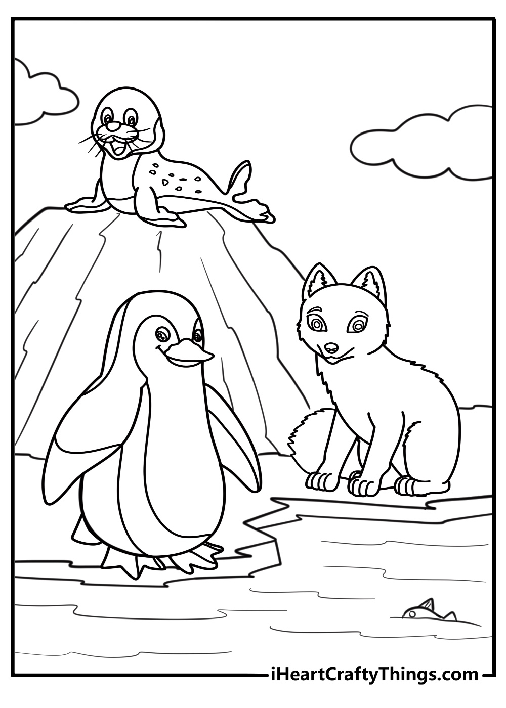 animal pages to color