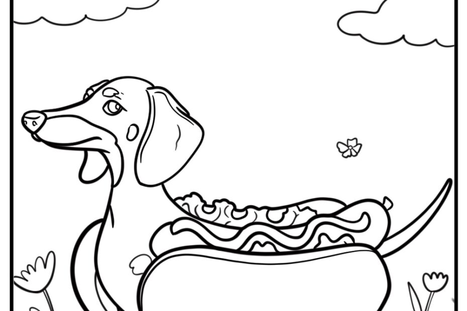 25 Free Dachshund Coloring Pages For Kids
