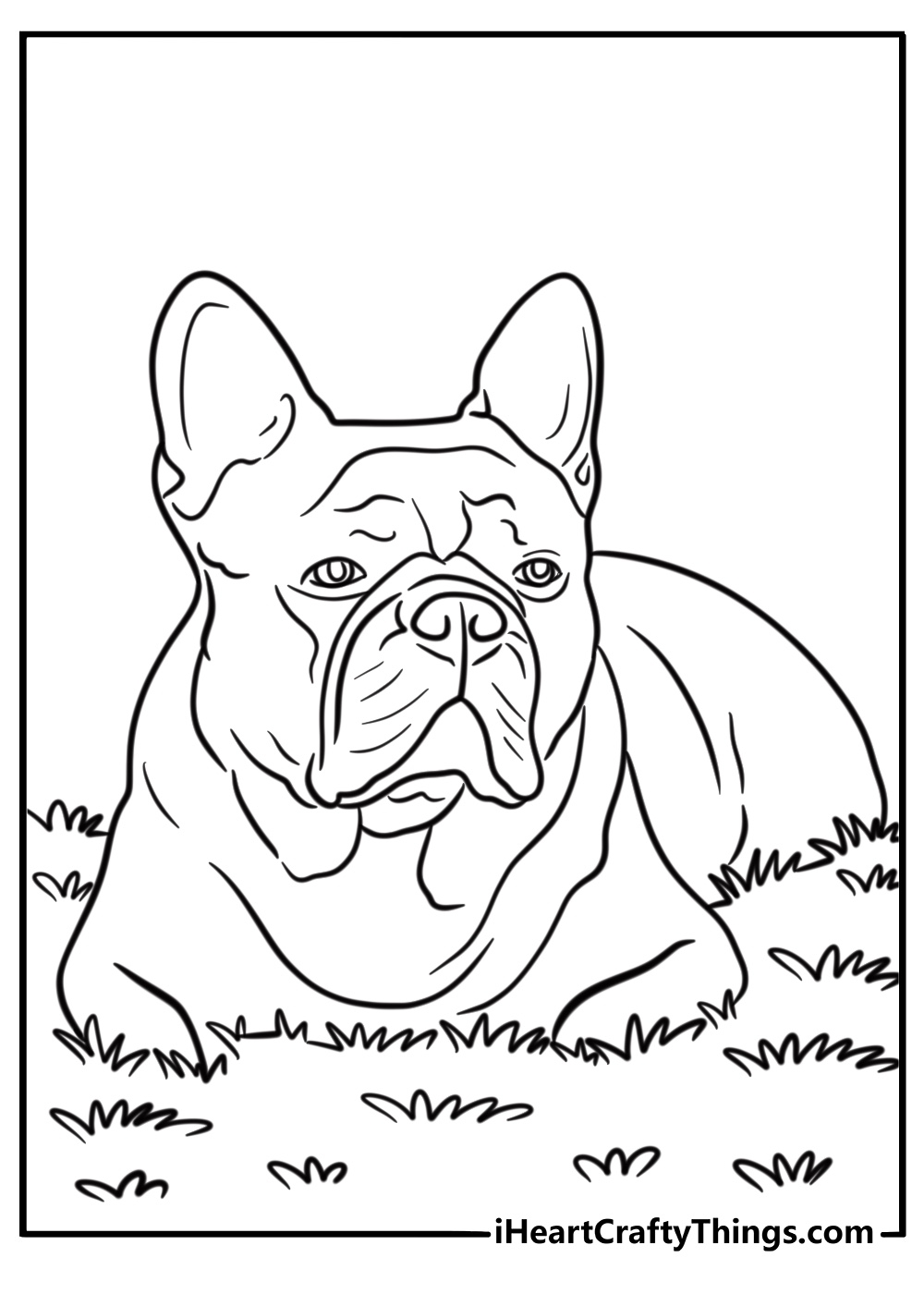 25 French Bulldog Coloring Pages 100 Free To Print 