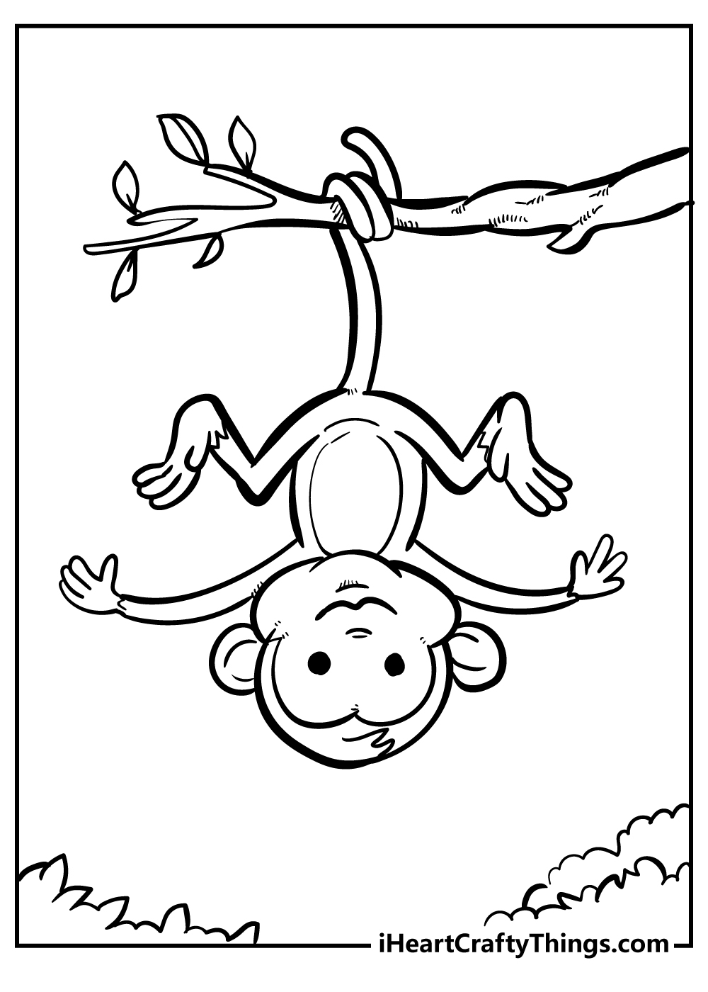 25 Monkey Coloring Pages 100 Free Printables 
