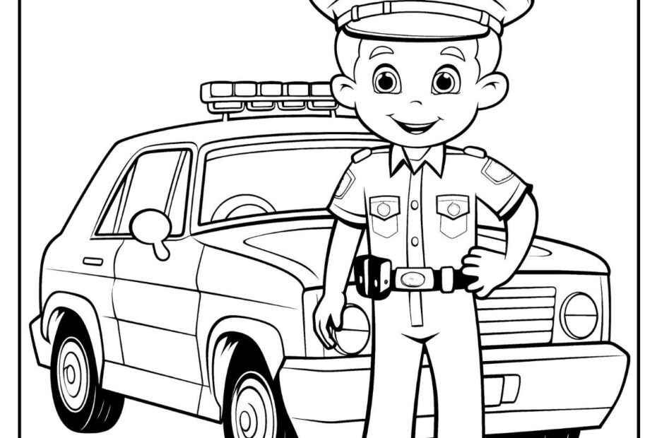 29 Police Coloring Pages Free PDF Printables