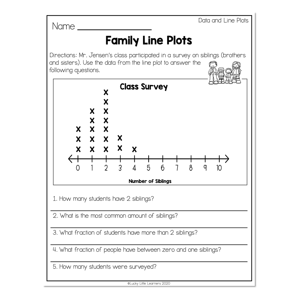 2nd Grade Math Worksheets Data And Graphing Data U0026 Line Plots Worksheets Library