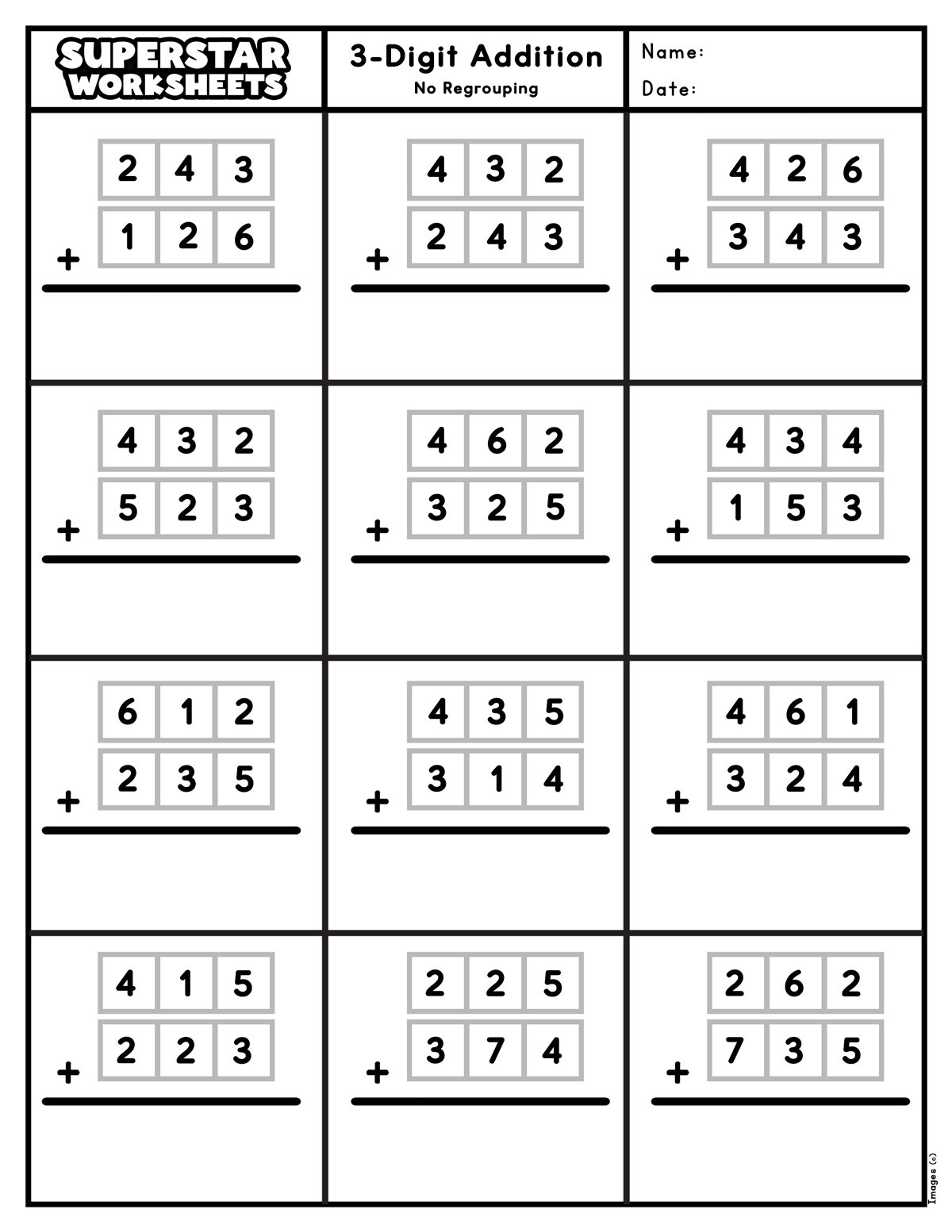 adding with carrying worksheets