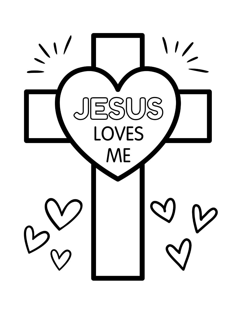 3 Printable Jesus Loves Me Coloring Pages For Kids Ministry Payhip